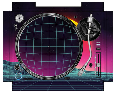 Pioneer DJ PLX 1000 Skin Synthwave Horizon
